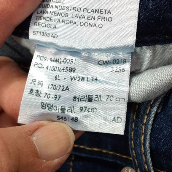 Signature Levi's Strauss Gold sz 6L (see measurements) modern straight j…x - Picture 14 of 14